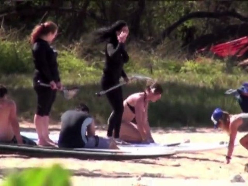 Exklusiv: Promis lieben "Stand-Up Paddle"