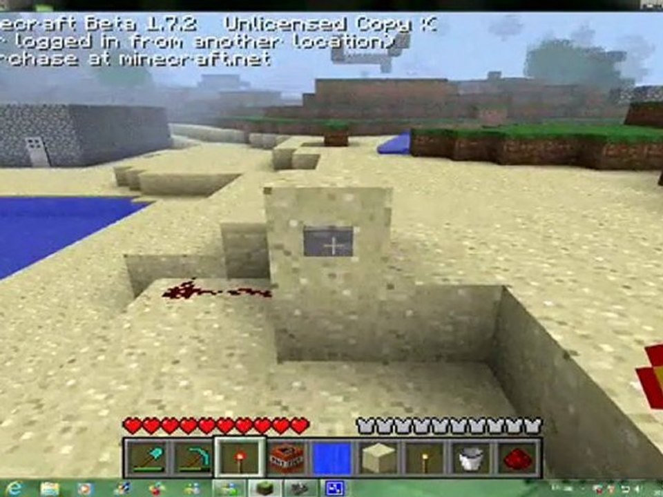 Minecraft Tuto - Passage secret 1ère partie
