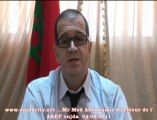 السيد محمد ابو ضمير في تصريح لوجدة سيتي حول امتحانات الباكالوريا برسم الدورة العادية  يونيو 2011