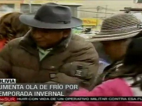 Al menos 35 muertos por bajas temperaturas en Bolivia