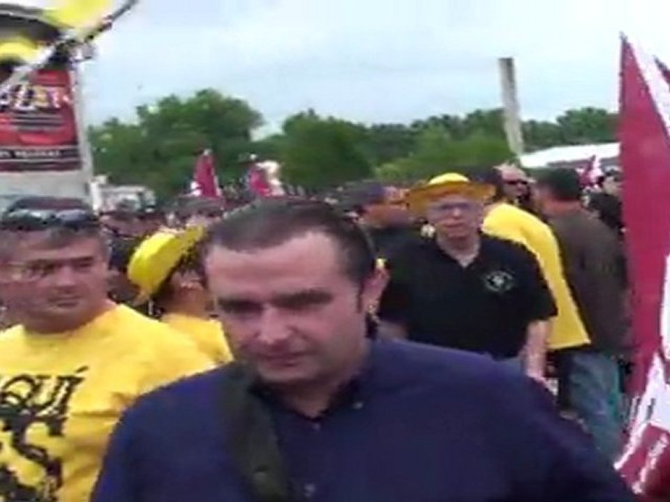 L'arrivée au Stade de Armandie à Agen, Finale de PROD2 ALBI:Union Bordeaux Bègles du 22 mai 2011.