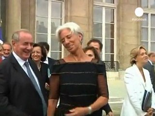 Lagarde bugün IMF'de işbaşı yapıyor