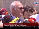 CHP'ye '15 Temmuz' Uyarısı