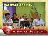 ALTINOVA BELEDİYE BAŞKANI METİN ORAL BASIN TOPLANTISI DÜZENLEDİ