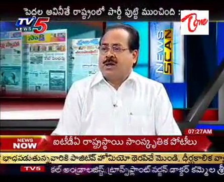 News Scan -Journalist Telakapalli Ravi,TDP Peddi Reddy,Cong MP Manda Jagannadam-part 1
