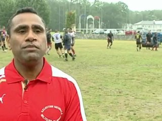 Le XV du pacifique s'est rassemblée au centre national des sports de la Défense