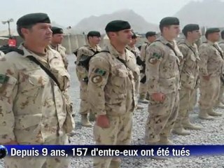 Afghanistan: fin de mission pour les soldats canadiens