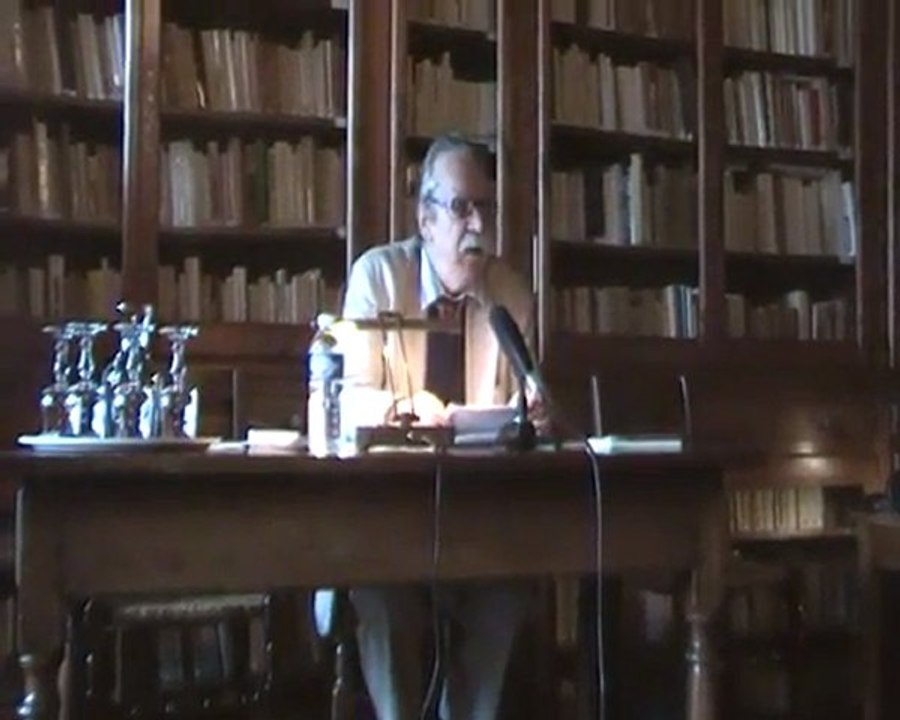 Arno Munster (1/3) : Colloque "Les Socialismes" à Cerisy -(Château de Cerisy- La-salle).