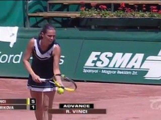 Vinci batte Jurikova - Budapest, 1° turno
