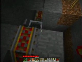 Gare de minecart automatisé avec les pistons