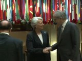Christine Lagarde a pris ses fonctions au FMI