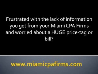 Miami CPA Firms