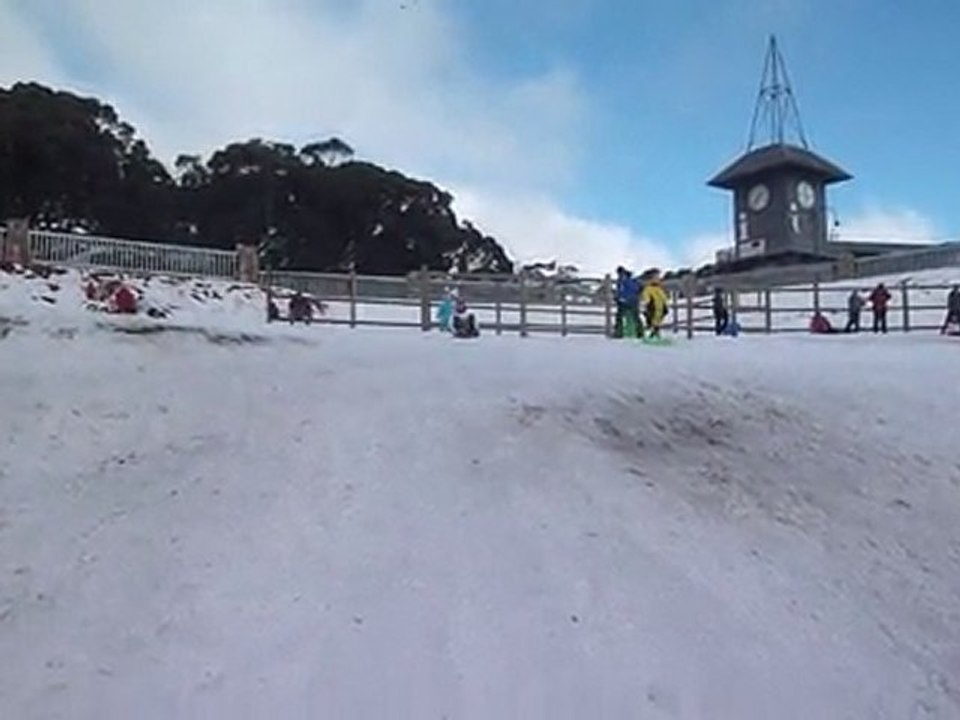Luge avec Cerise Verte