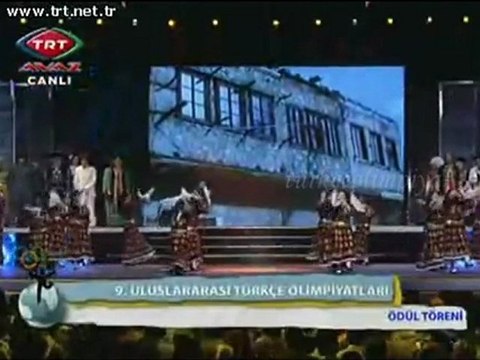 ERZURUM HALK OYUNLARI 48 ülke Ödül töreni 9.Türkçe Olimpiyatları