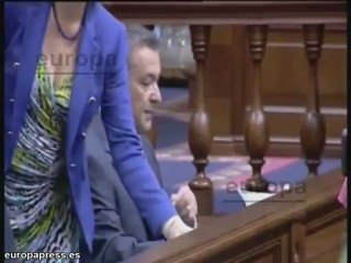 Monago y Rivero en su debate de investidura