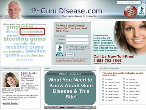 Gum Disease Dentist for Swollen Gums or Periodontitis