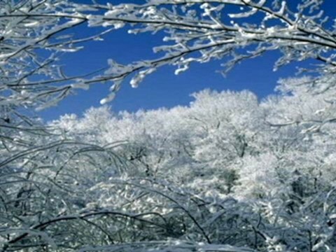 Soir d'hiver sur musique majestueuse