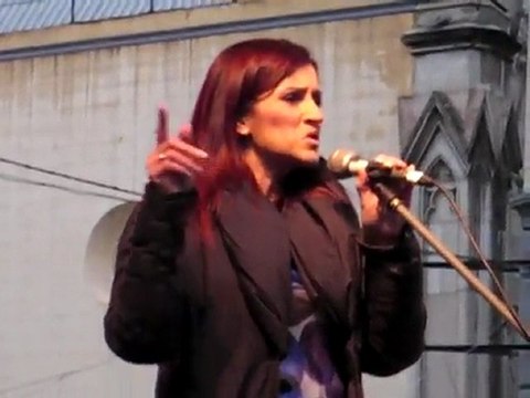 Sonia Alfano 6 Marzo 2009 Napoli - Antonio Di Pietro - Manifestazione - 2/2