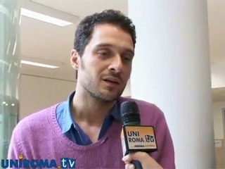 Claudio Santamaria alla Sapienza