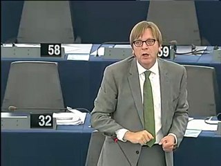 Guy Verhofstadt on Multiannual Financial Framework [MFF] (I)
