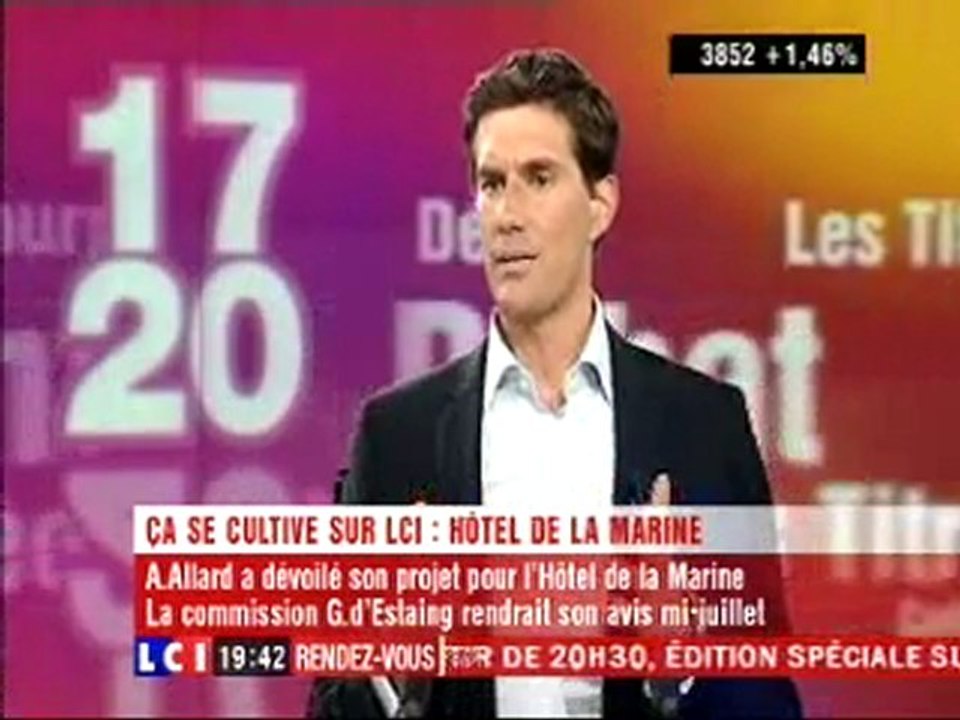 LCI reçoit Renaud Donnedieu de Vabres sur l'Hôtel de la Marine