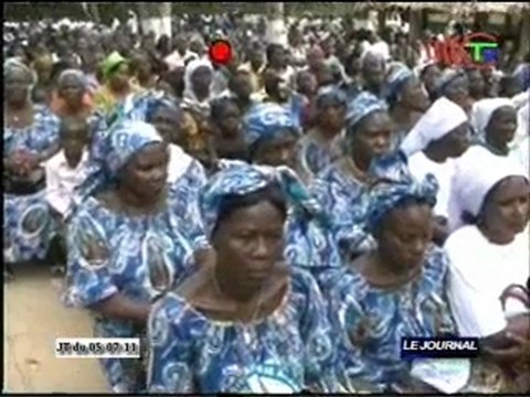 1ère messe pastorale de Monseigneur Abagna Mossa