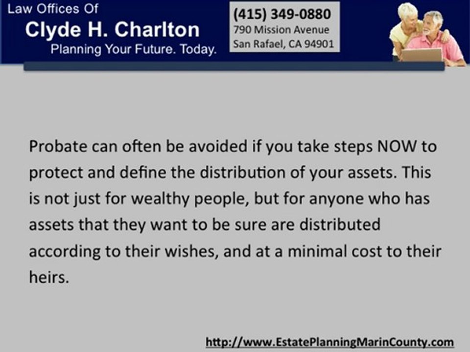 Estate Planning Attorney Marin CA - How To Avoid Probate