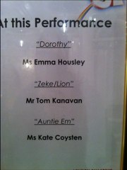 Wizard of Oz - Emma Housley u/s Dorothy - Somewhere over the Rainbow