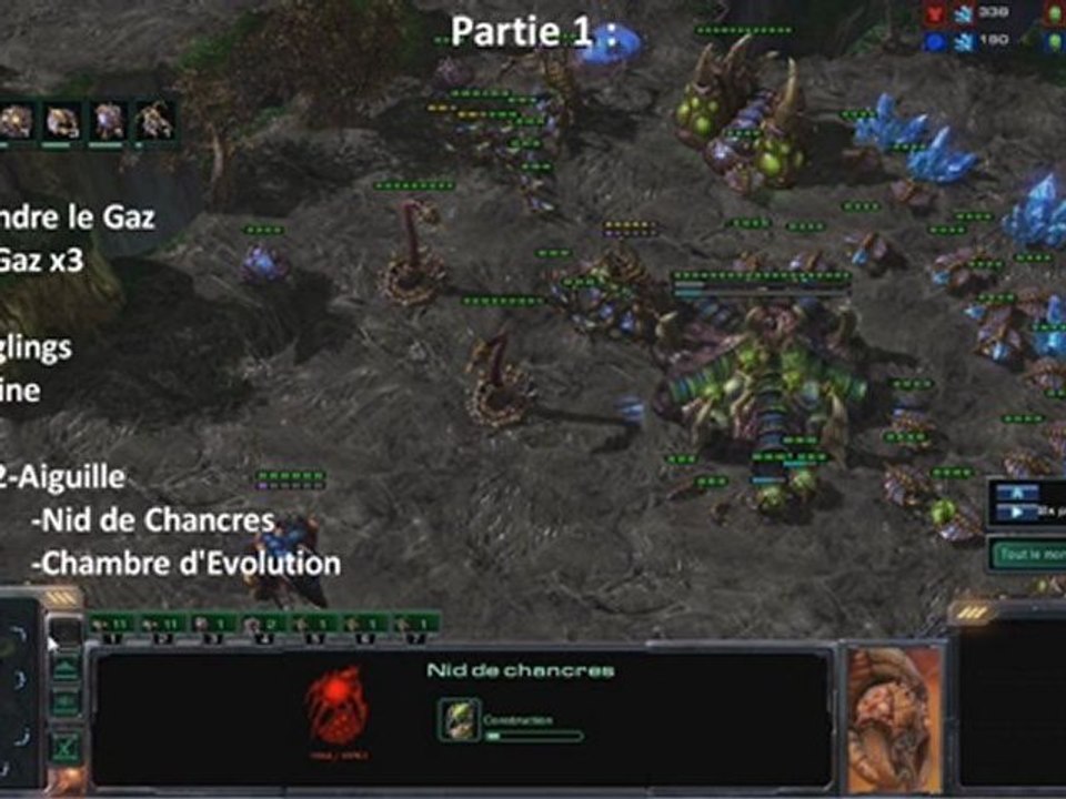 Tuto SC2 Zerg : Départ rapideMutalisk d'Idra contre Terran