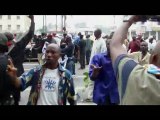 Manifestation de l'UDPS avec une dépouille mortelle devant la CENI