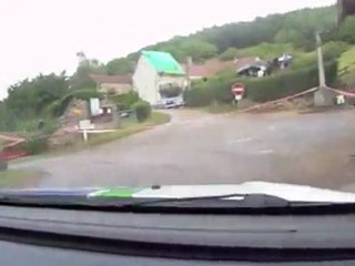 Rallye de la Côte Chalonnaise,vidéo embarquée à bord de la Ford Fiesta N°68