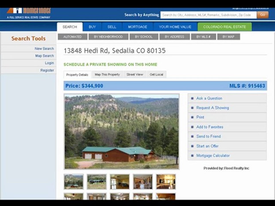 Find Sedalia Colorado Real Estate Listings