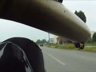 test go pro vue arriere street triple