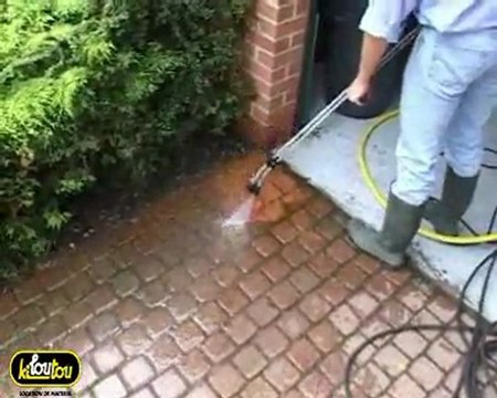 Comment nettoyer des petites surfaces avec avec un nettoyeur haute pression ?