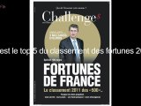 Le classement des 500 fortunes professionnelles de Challenges