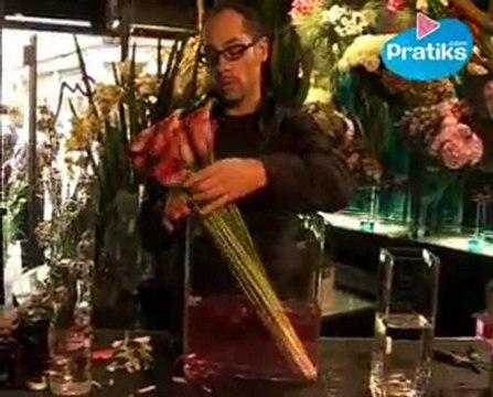 Comment créer une composition florale - vases carrés