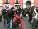 Flash mob contro camorra a Napoli