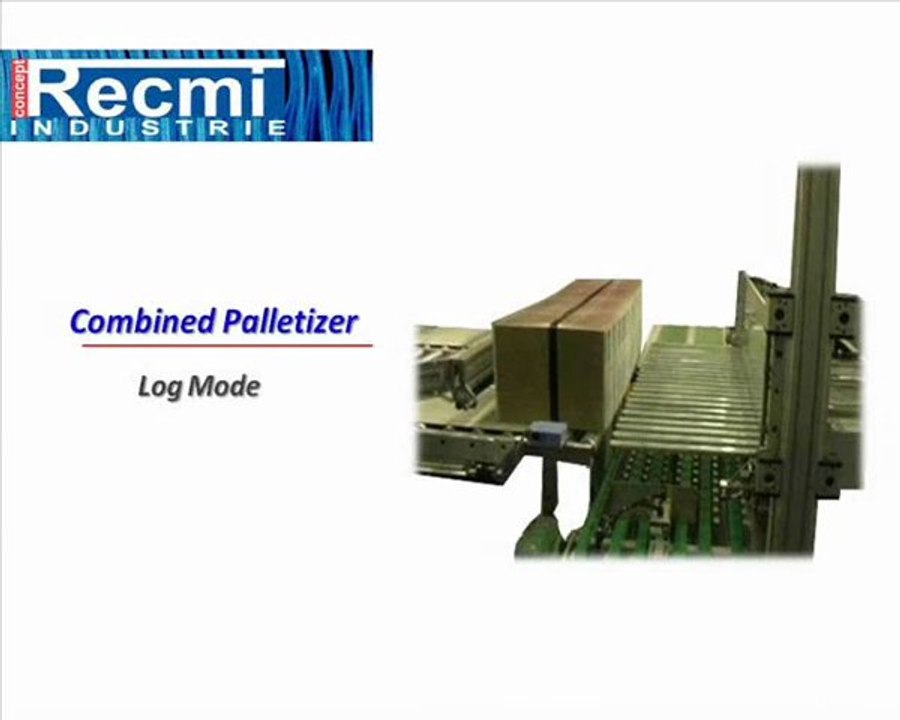 RECMI Industrie - Combined Palletizer- log & bundle modes