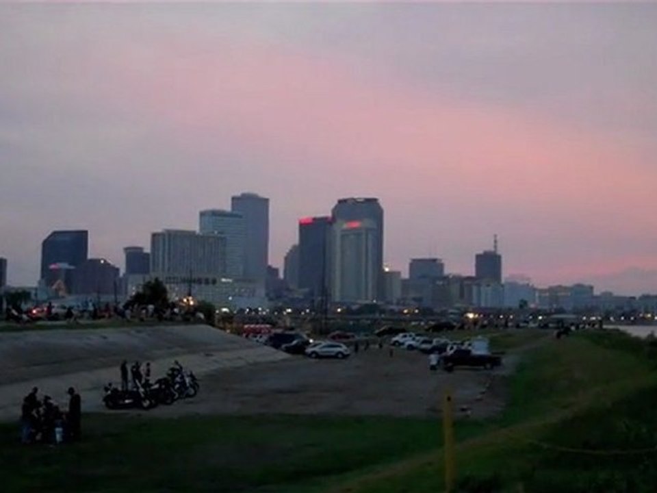 DROVE THE CHEVY TO THE LEVEE