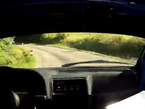 Rallye régional de la Côte Roannaise 2011, AX GTI N1, ES1