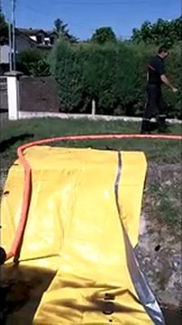 Démonstration 2 water-gate point d'aspiration mobile - SDIS Haute-Garonne