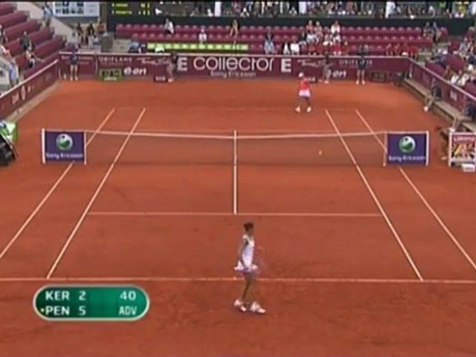 Bastad - Kerber scheitert an Pennetta