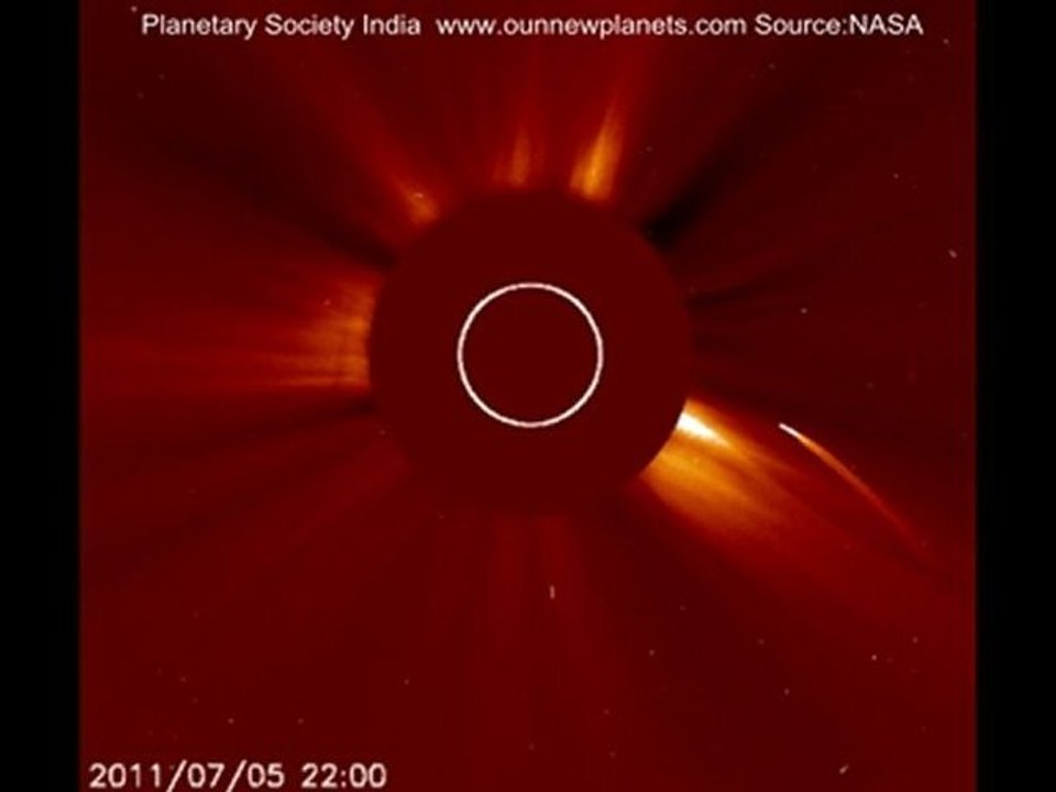 Unnamed Comet Dives into Sun on 5 July, 2011