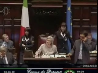 Montecitorio - Il Pdl contro la Bindi