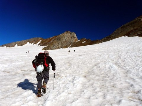 Pique longue du Vignemale et glacier d'Ossoue - Hautes Pyrénées