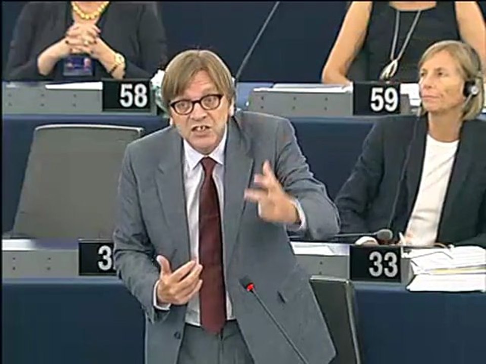 Guy Verhofstadt on Situation in the Arab world and North Africa, Yemen, Syria