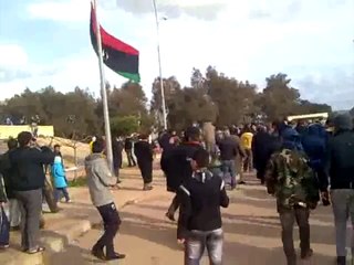 Libia - I ribelli esultano a Bengasi