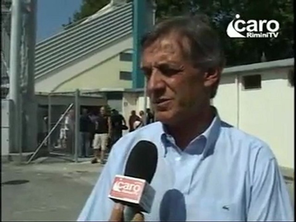 Icaro Rimini TV. Il direttore gen. della Cocif, Piero Cataldo, sui tifosi del Rimini al raduno