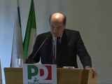 Bersani - Un patto di governo e ricostruzione per battere Berlusconi
