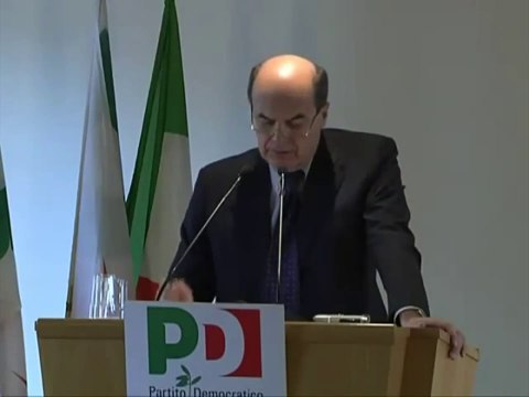 Bersani - L'Italia non ha governo, Pd pronto per l'alternativa